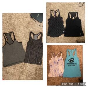 Bundle of 6 workout tanks - size small